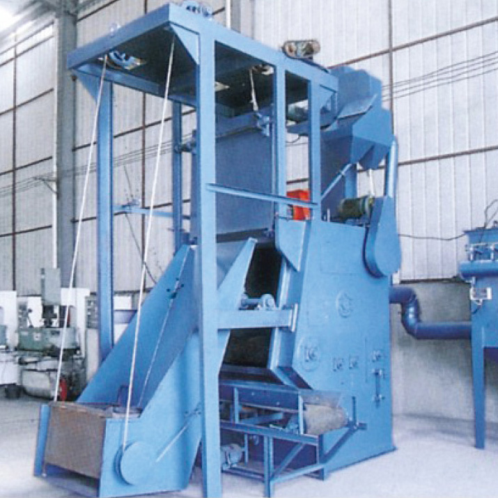 Q32系列自動上下料(卷揚上料、輸送下料、環(huán)保)履帶拋丸清理機