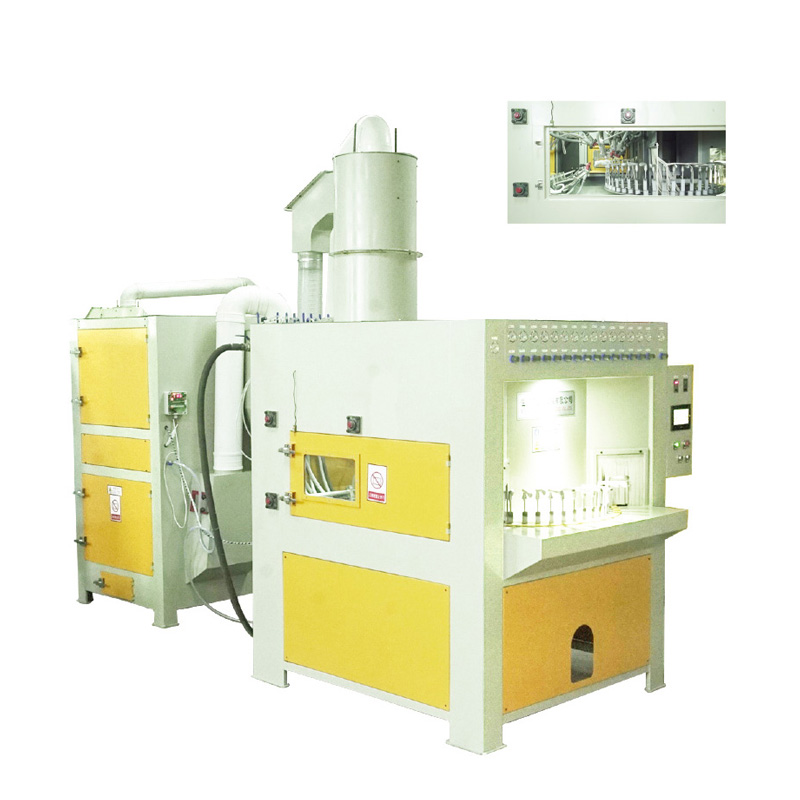 BHPS-1724A-10轉臺式自動噴砂機轉盤噴砂機